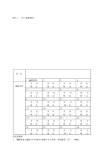 受け付けの際に本人確認のために記入していただく確認書